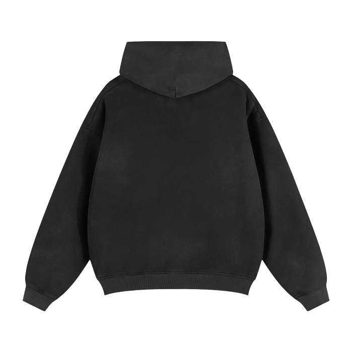 Zip-Through Boxy Hoodie