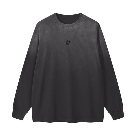 Gradient Washed Long Sleeve Tee