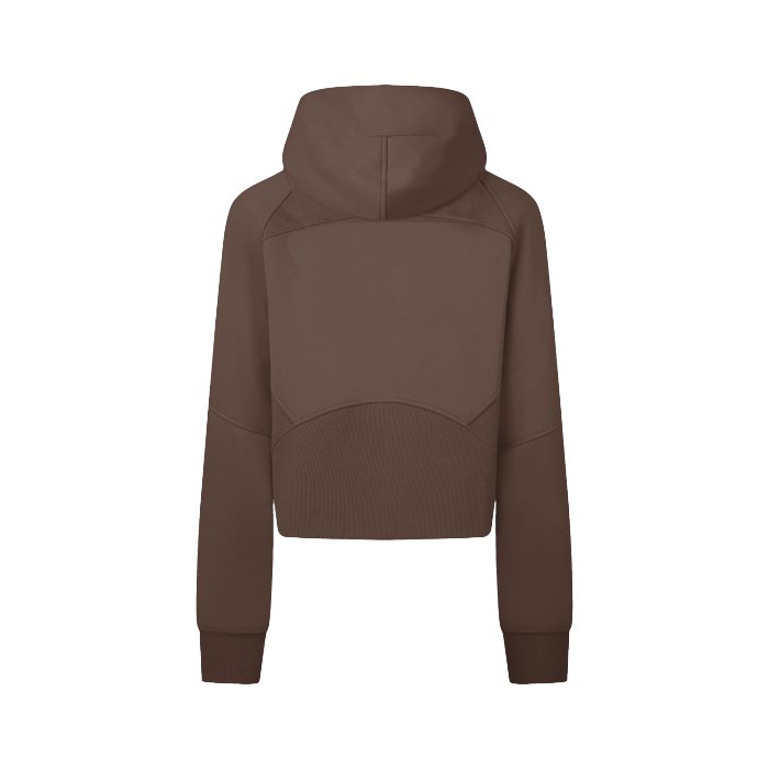 Women's Cropped Zip-up Hoodie