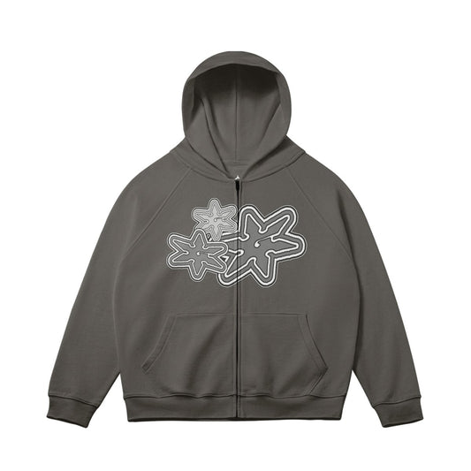 Gawner Shrunken Zip Up Hoodie