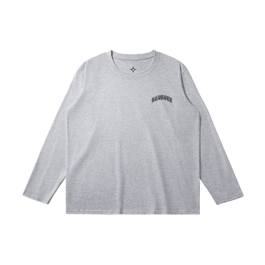 grey long sleeve